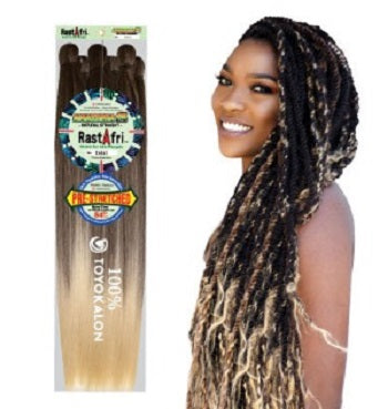 RastAfri Amazonia 6X 54-Inch Pre-Stretched Braiding Hair for Extra Long Knotless and Box Braids