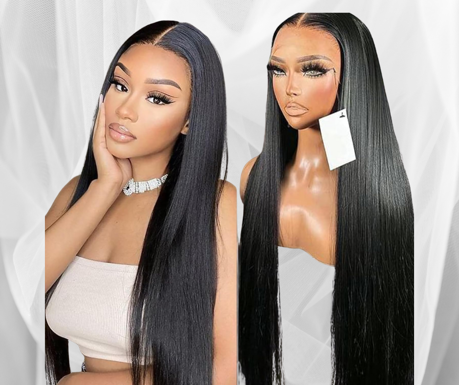 13x6 HD Lace Frontal Wig 200% Density Straight Human Hair