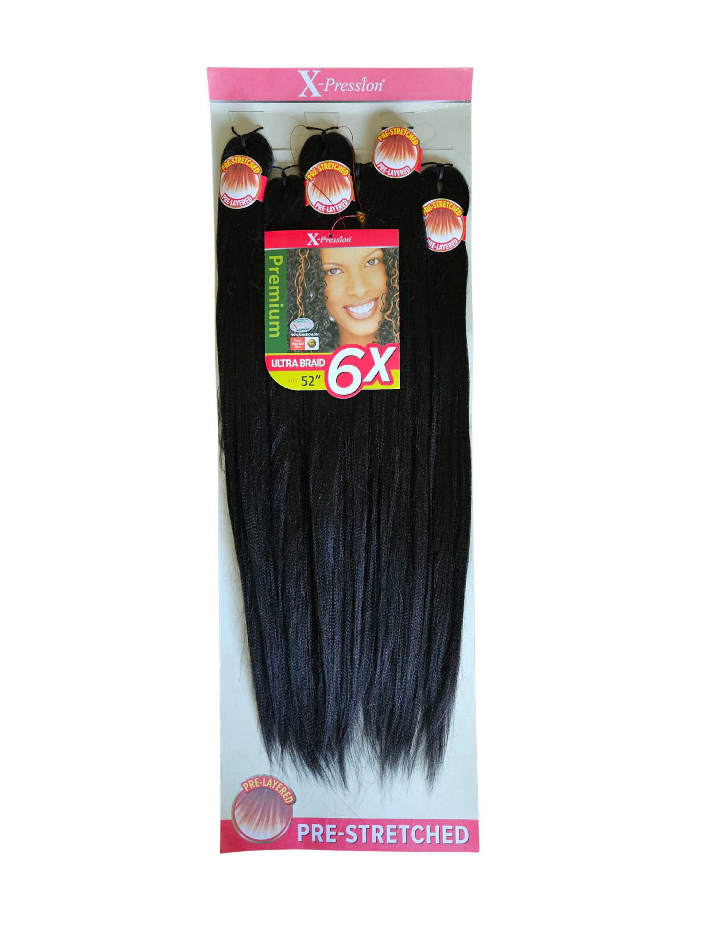 Lightweight Pre-stretched braiding hair 6X 52 "