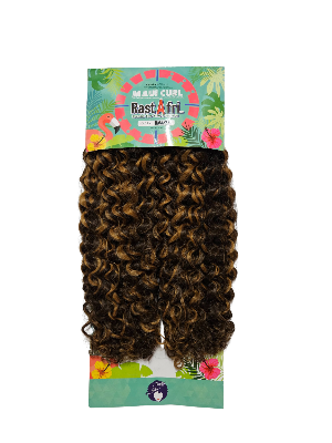 Maui Curl Crochet braids hair extensions with a colorful label on a white background