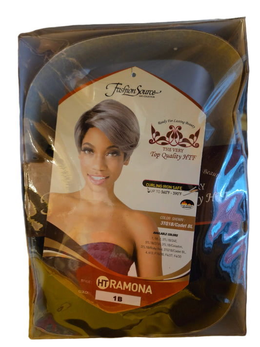 Packaged hair product with a woman's face on the label, featuring Tramona branding.