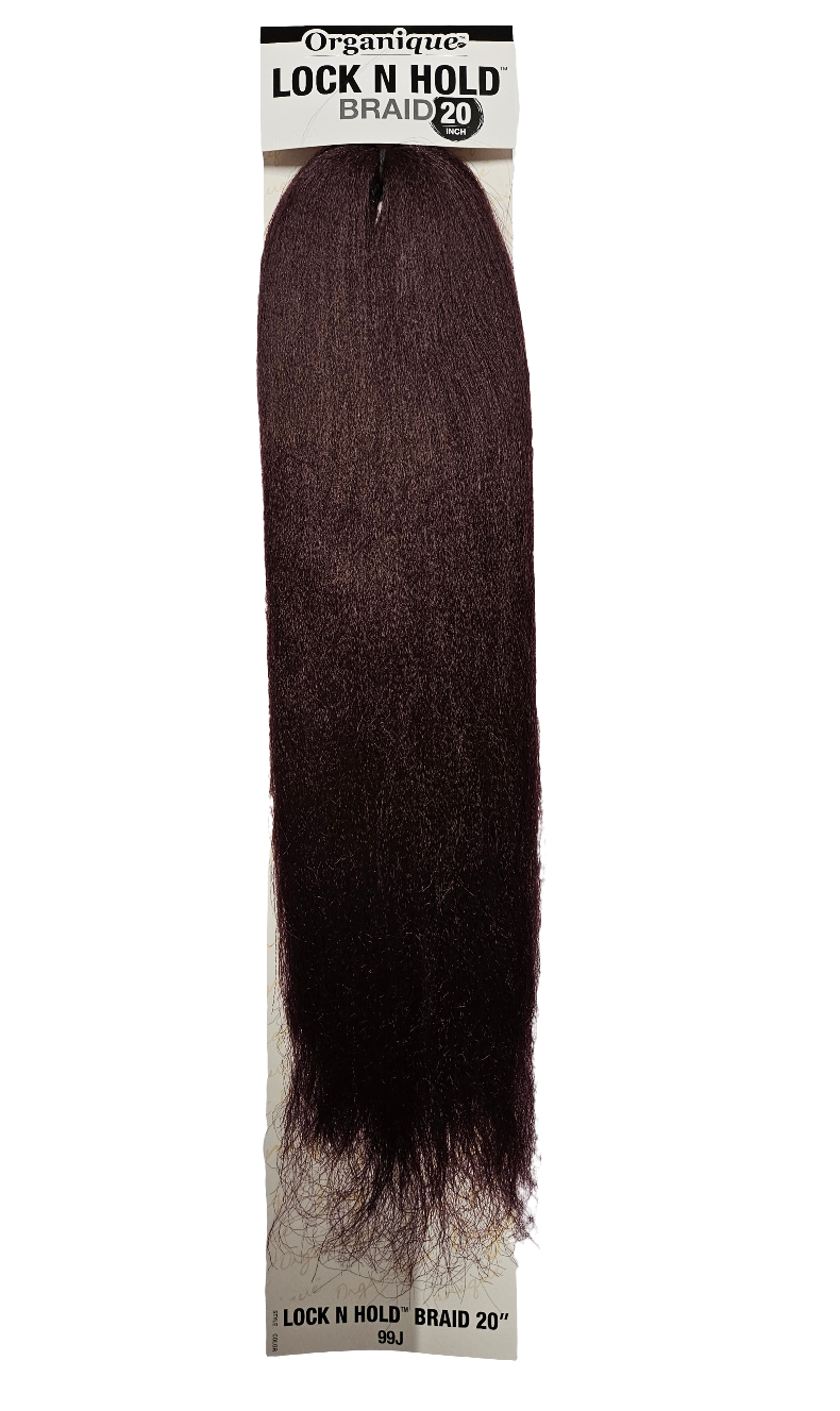 Shake-N-Go Organique Lock ‘N Hold Braid 20 Inch Pre-Stretched Tangle-Free Braiding Hair
