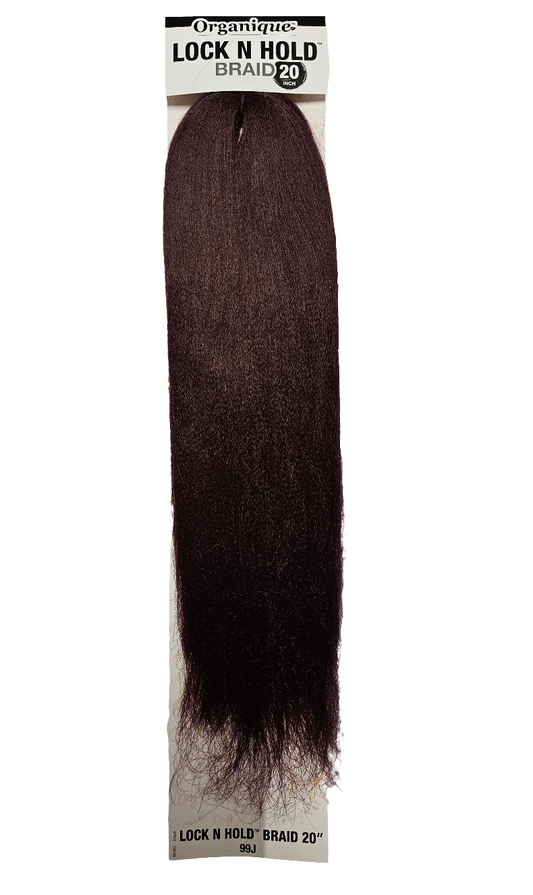 Shake-N-Go Organique Lock ‘N Hold Braid 20 Inch Pre-Stretched Tangle-Free Braiding Hair