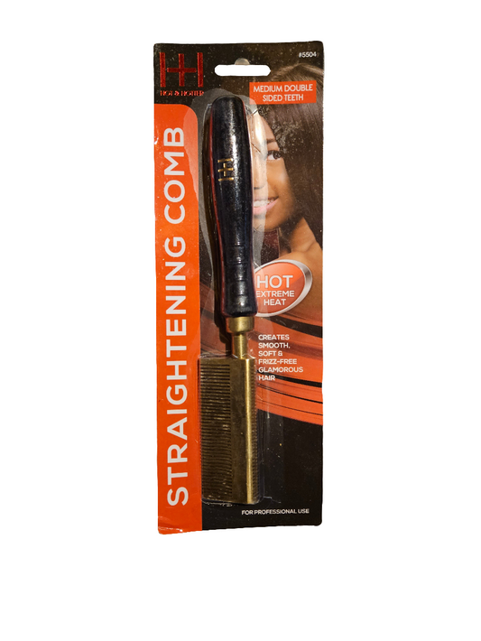 Straightening Comb in a red package