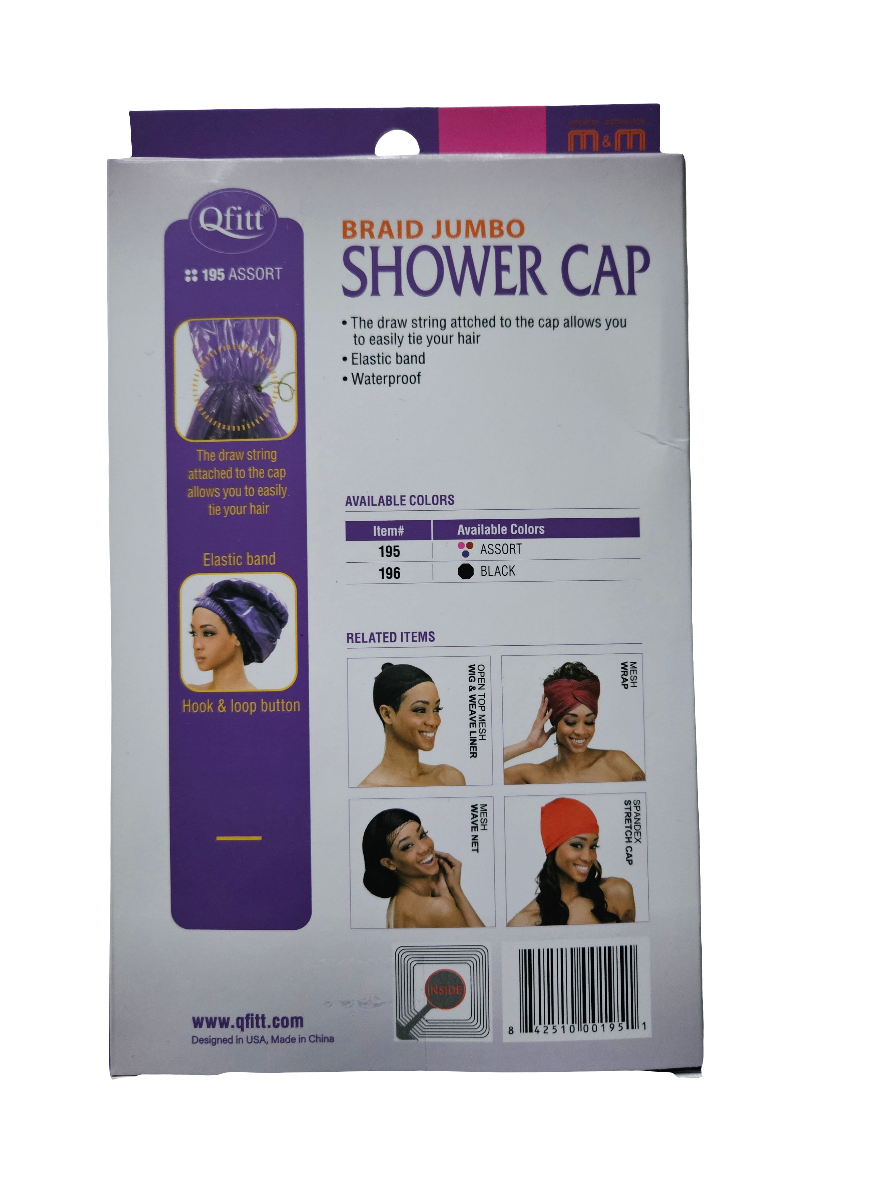 Shower cap for braids