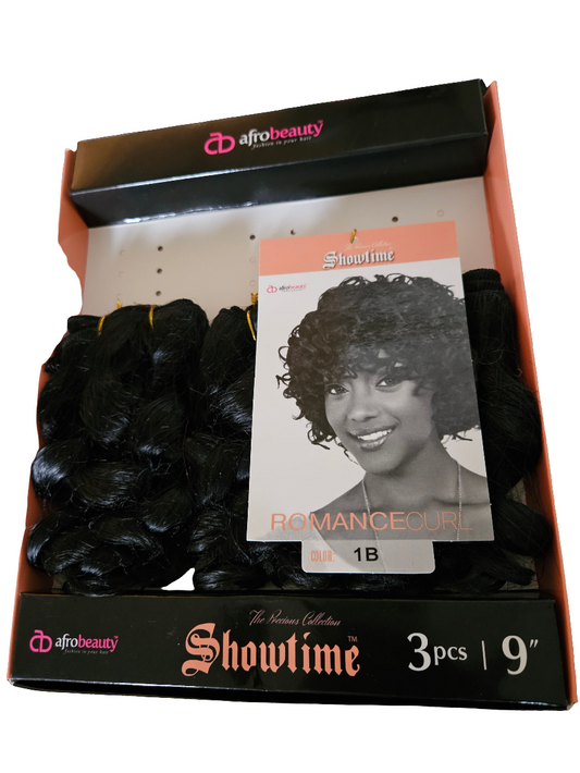 Curly weave hair in a box