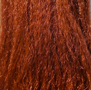 Close-up of brown hair texture