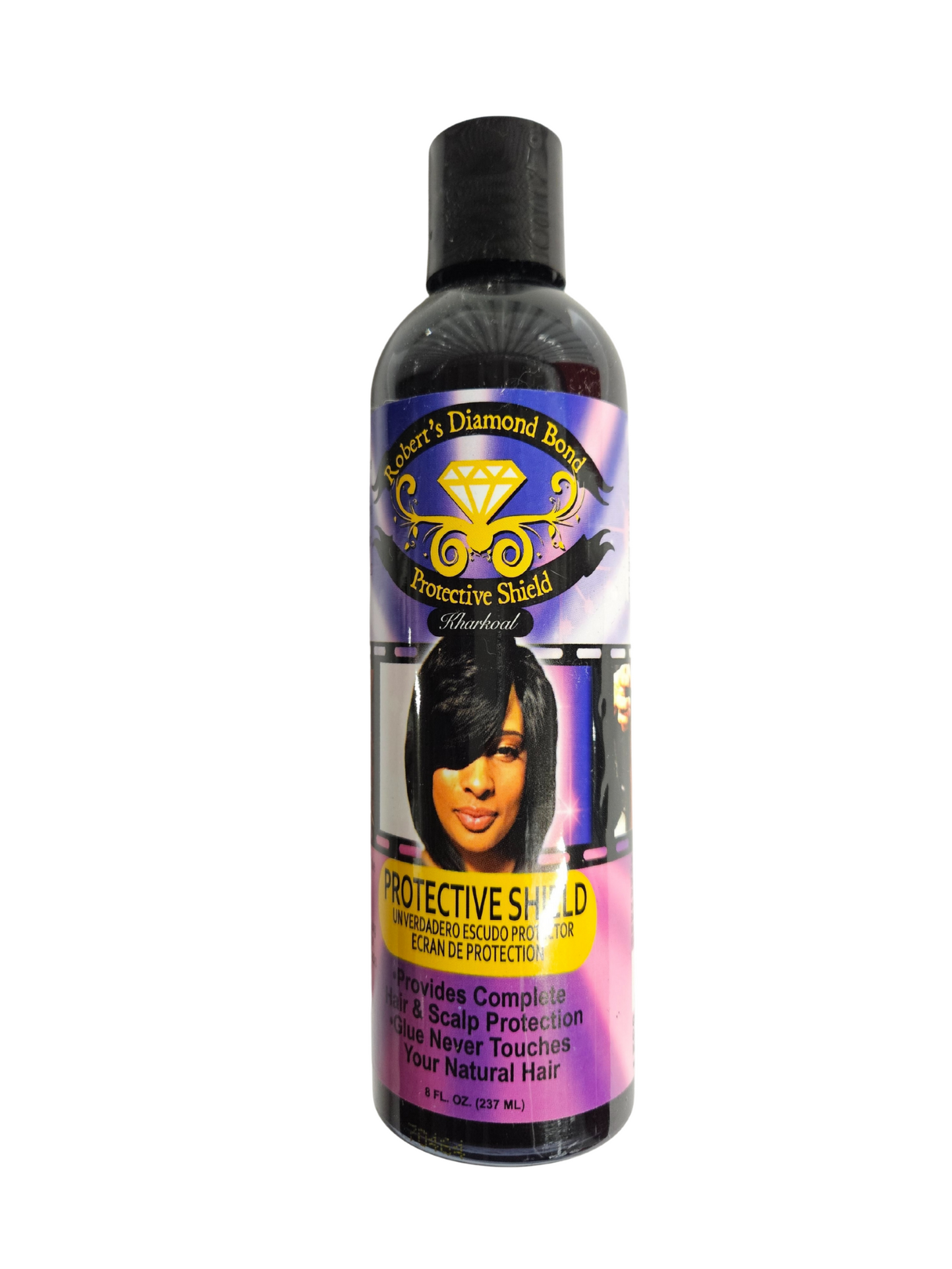 Diamond Bond protective shield 8oz for quick weave installs and hair bonding glue protection