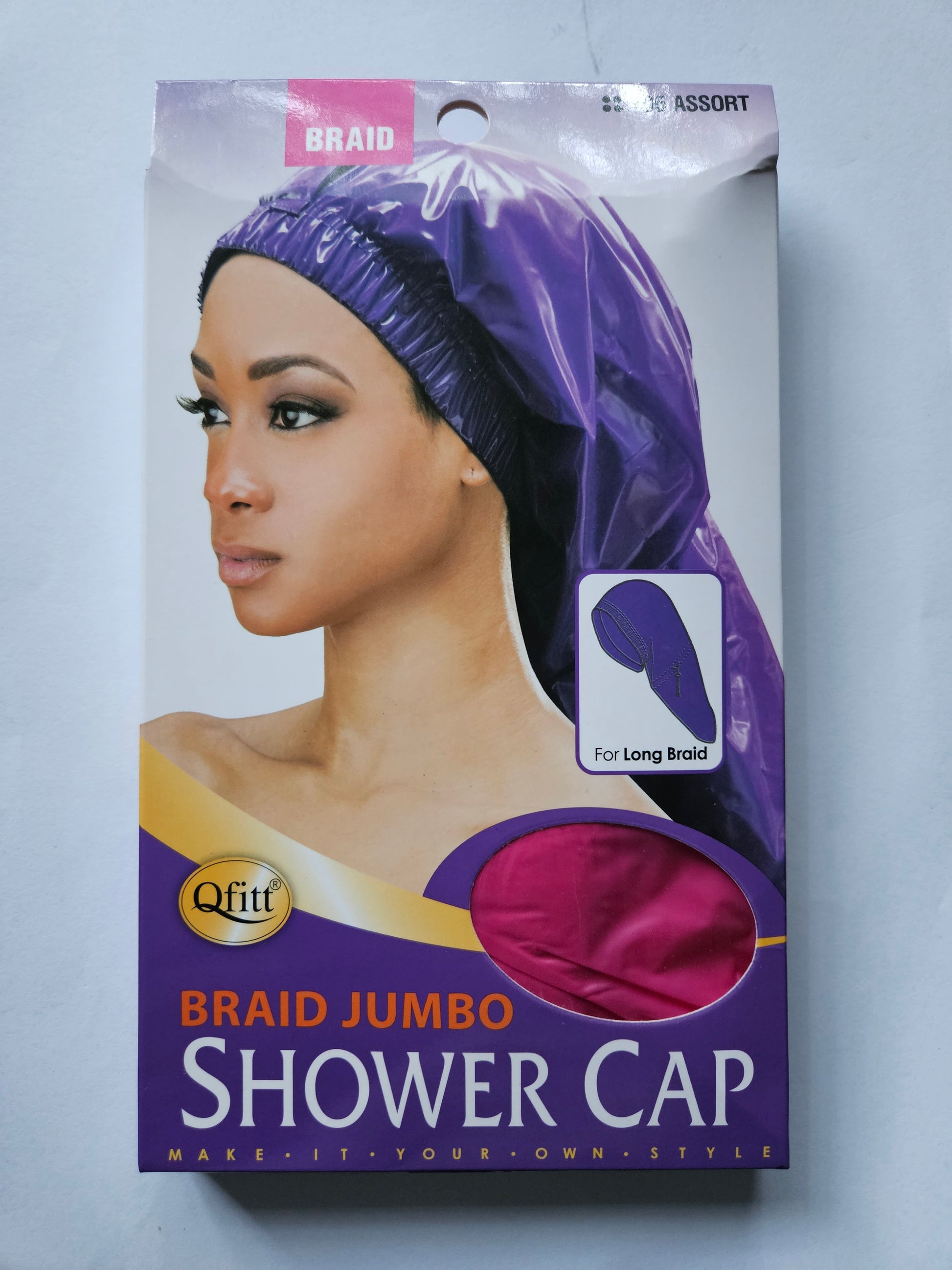 Braid shower cap