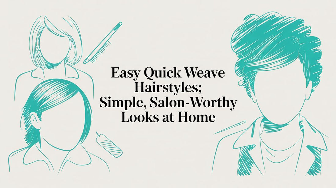Easy quick weave hairstyles: Simple, salon-worthy looks at home
