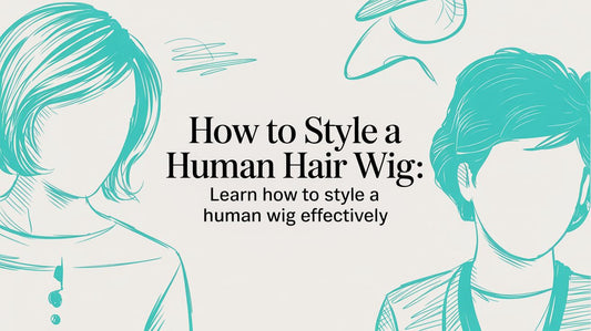 How to Style a Human Hair Wig: Learn how to style a human hair wig effectively
