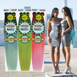 RastAfri pre-stretched braiding hair for knotless braids lightweight and tangle-free