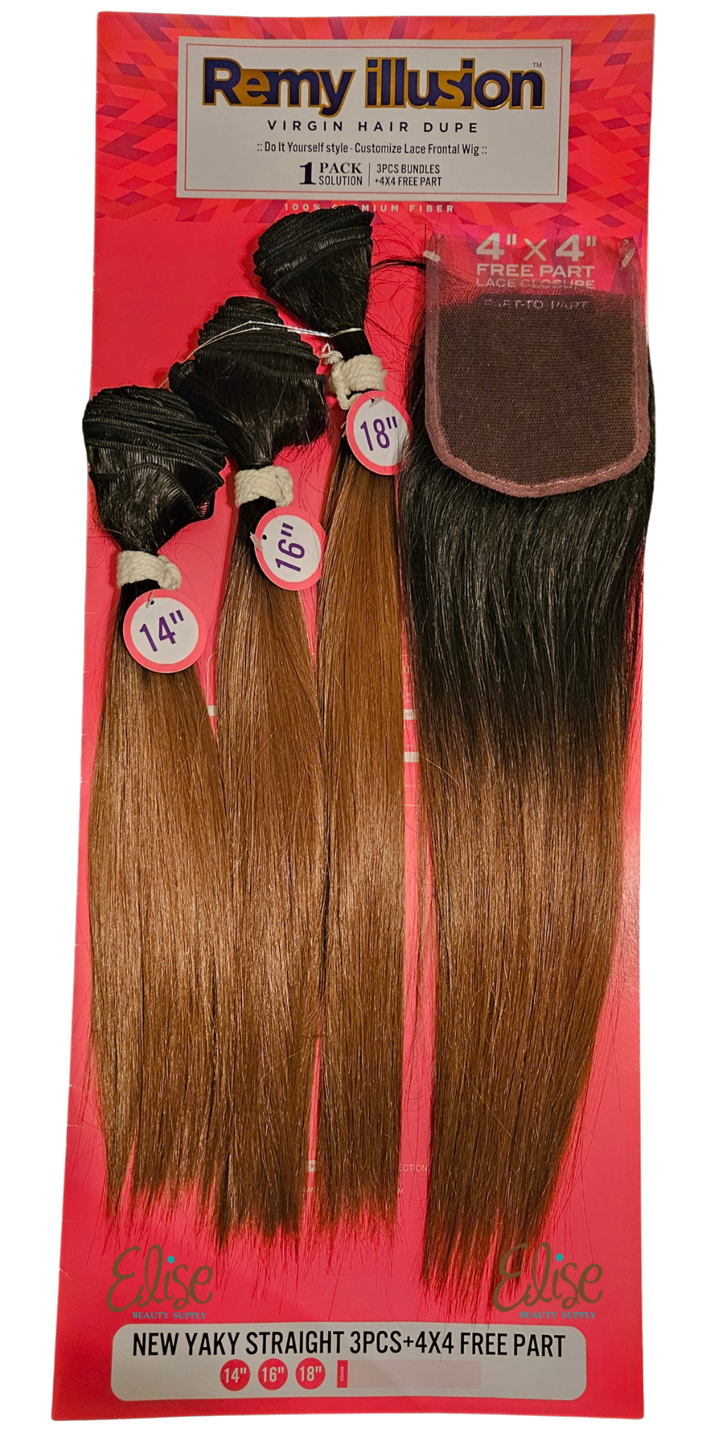 Straight Weave Bundles 3Pcs Closure