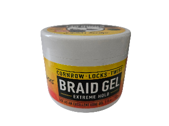 Braid gel extreme hold locs, twists, braids, edge gel