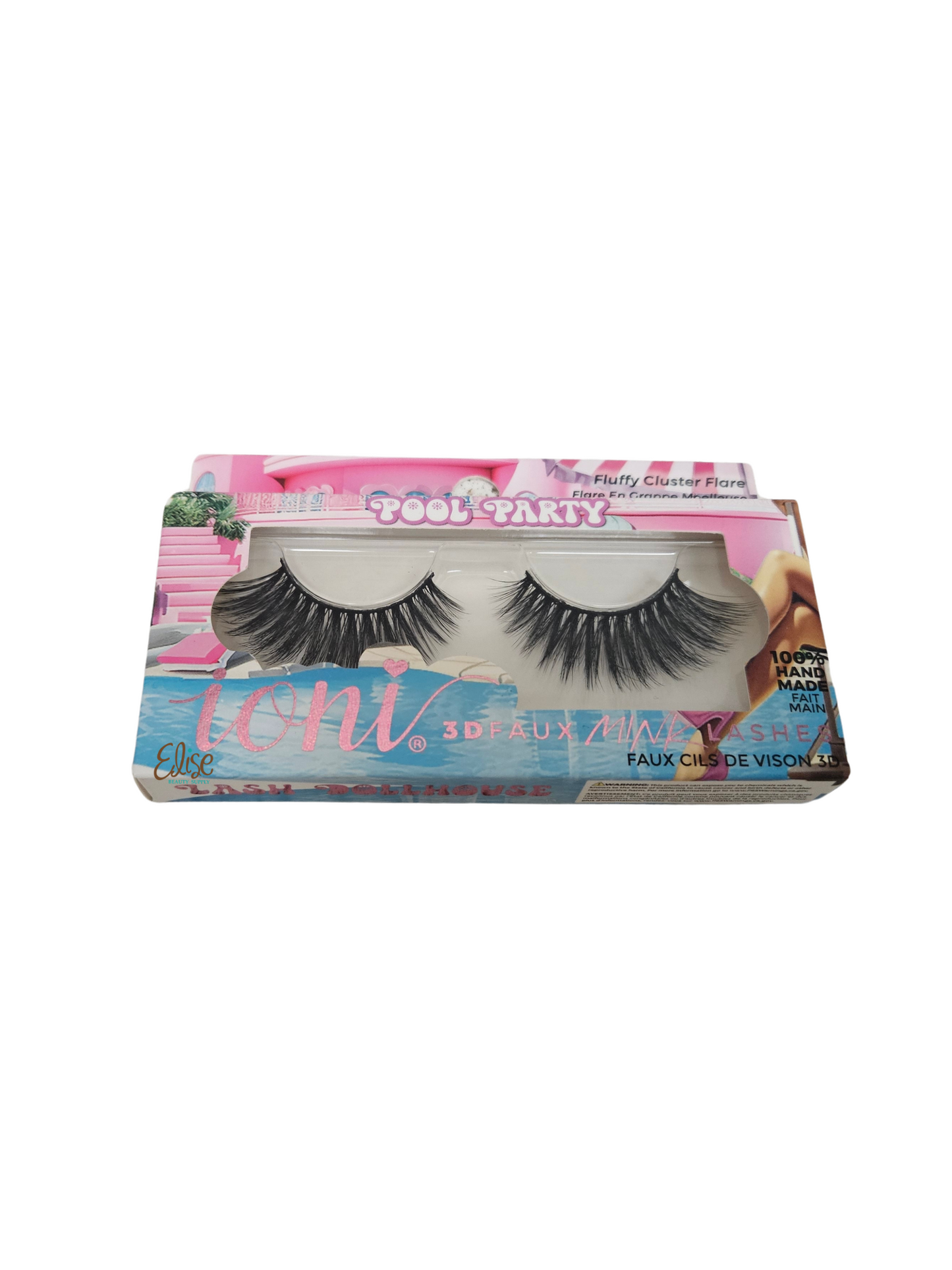 Ioni Fluffy Cluster Flare “Pool Party” Eyelashes – Soft Glam Volume with Lightweight Flare