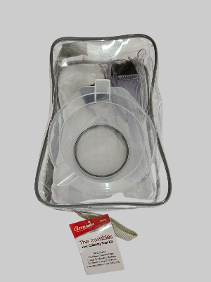 Clear plastic container with a lid on a white background, featuring a Kmart tag.