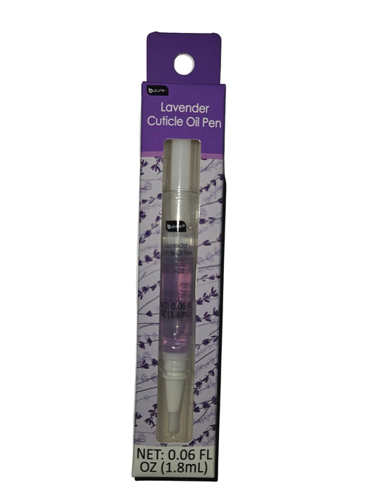 Lavender cuticle oil pen for maintaining healthy nails and cuticles 0.06 fl oz.