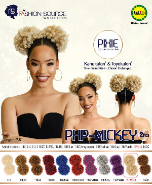 Fashion Source Pixie collection featuring a model with PHP-Miockey T1BGray.