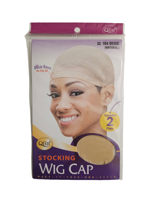 Stocking Wig cap color beige.