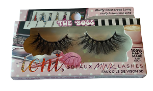 Ioni The Boss 3D Mink Lashes bold volume look