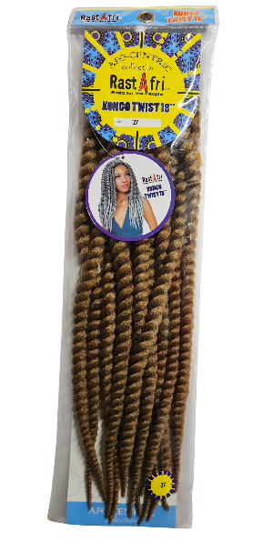 pre-loop crochet hair extensions with Rastafari branding on a white background