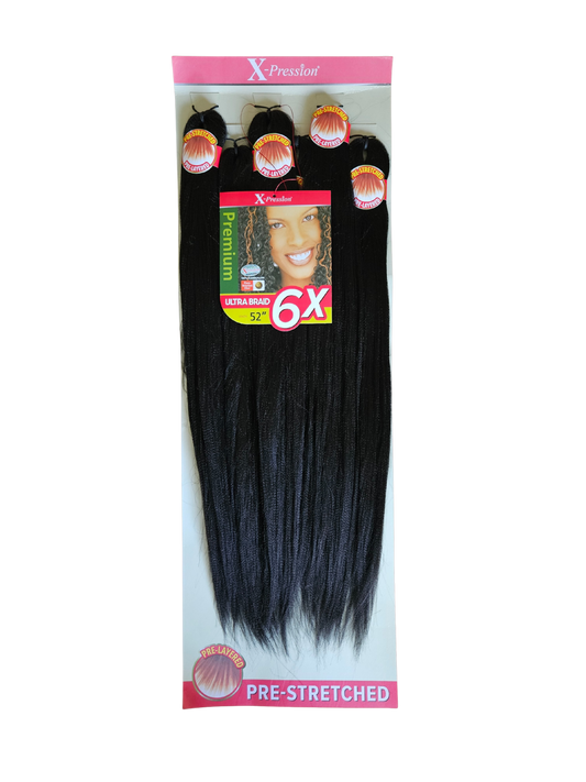 X-Pression Braids PreStretched 6X 52"